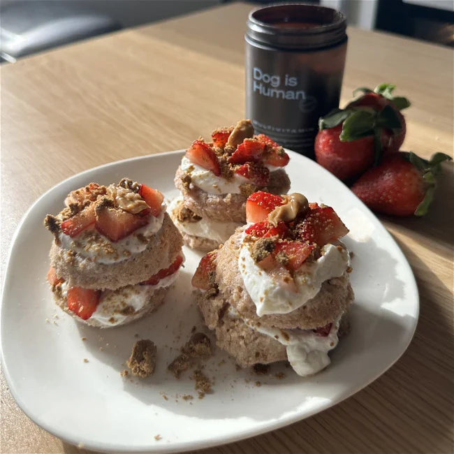 🍰 Strawberry Pupcakes